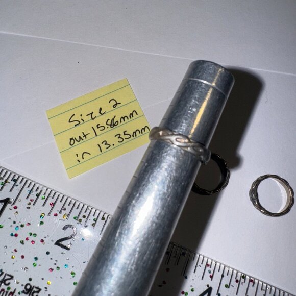 Sterling Silver Celtic Ring, Size 2 - Picture 5 of 14